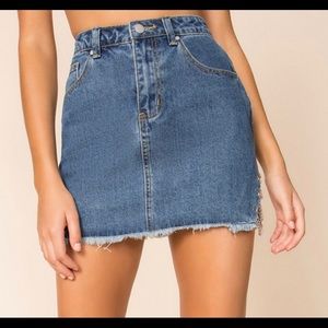 ✨Superdown Melissa Denim Mini Skirt, SzS, NWT